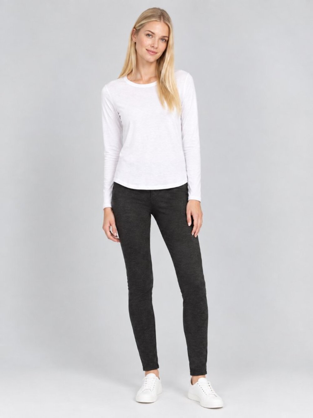 J. Jill Ponte Leggings High Rise Charcoal Medium #A4612